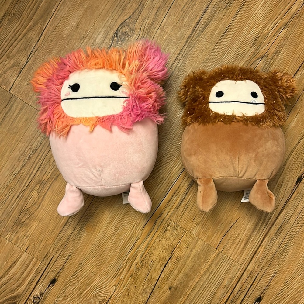 Squishmallow Lot of 2 Yeti Plush